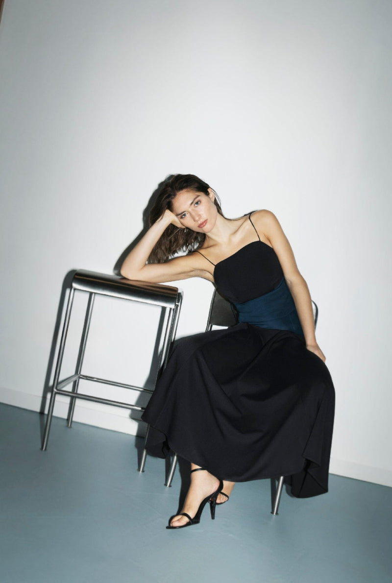 Top Bustier Josefina Marino-Negro