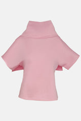 Top cuello y capa - pink