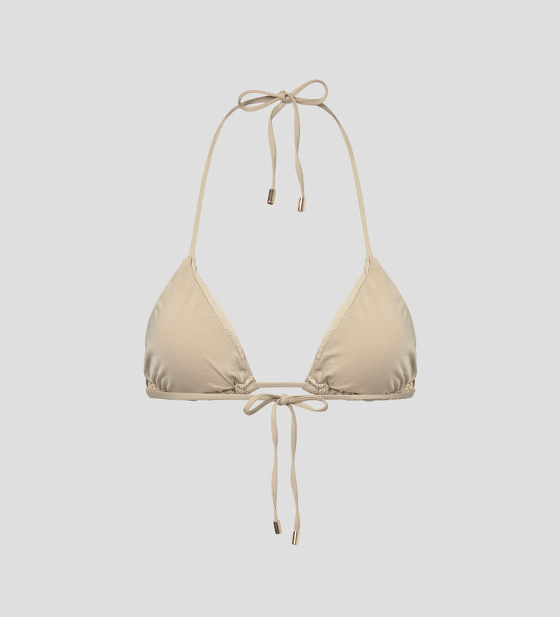 Top de bikini textura triangular