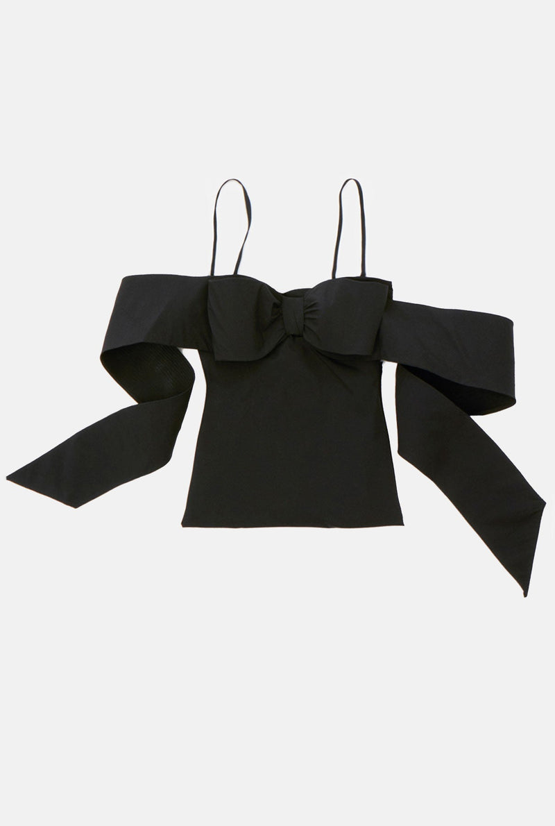 Top Maxi bow black PRE-ORDER