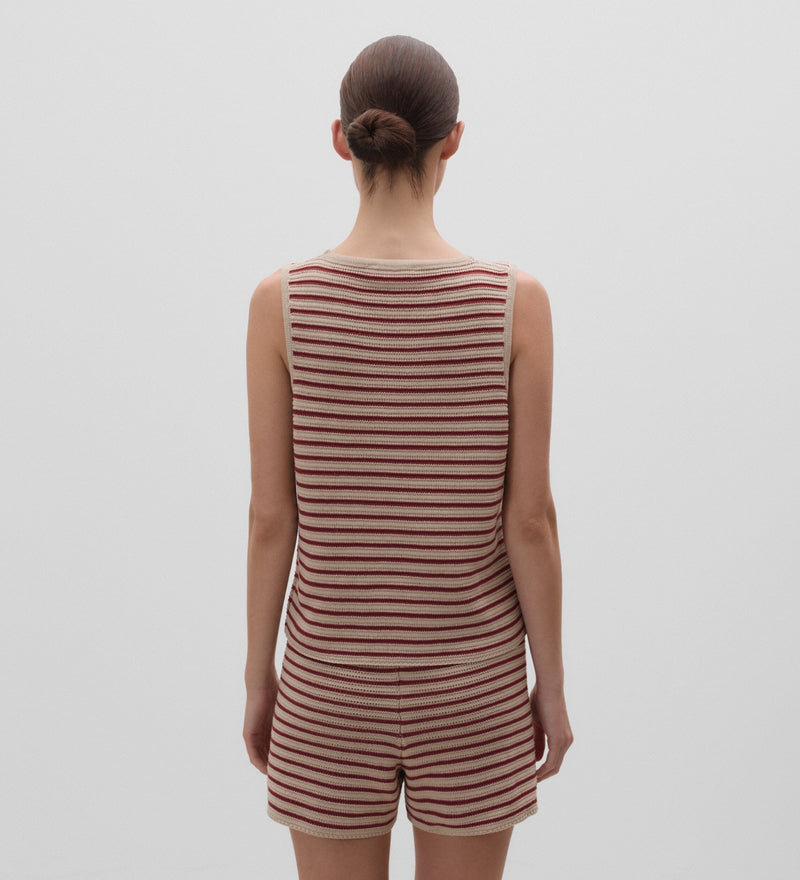 Top tricot rayas