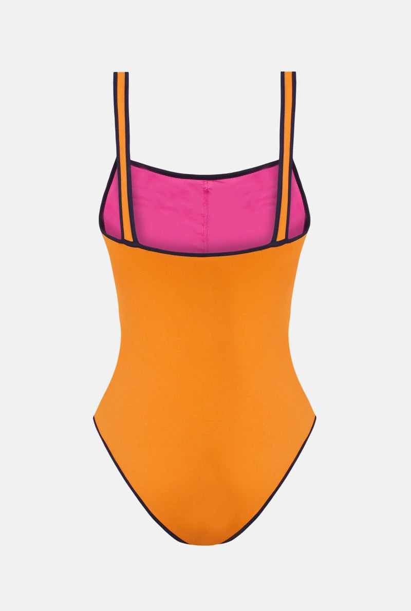 TRAJE DE BAÑO OLA ISLA NARANJA