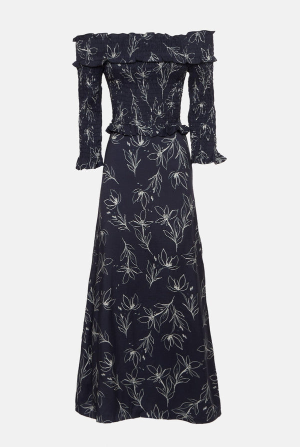 Vestido Bardot Lac