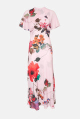 Vestido capelina flores acuareladas PRE-ORDER