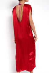 Vestido drapeado espalda abierta PRE-ORDER