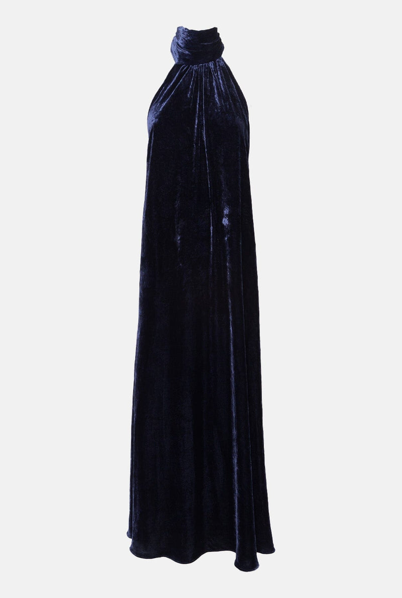 Vestido Halter Terciopelo