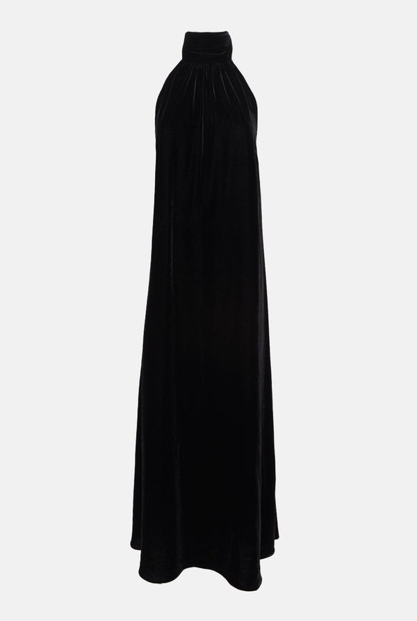 Vestido Halter Terciopelo
