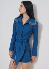 Vestido Knot Denim