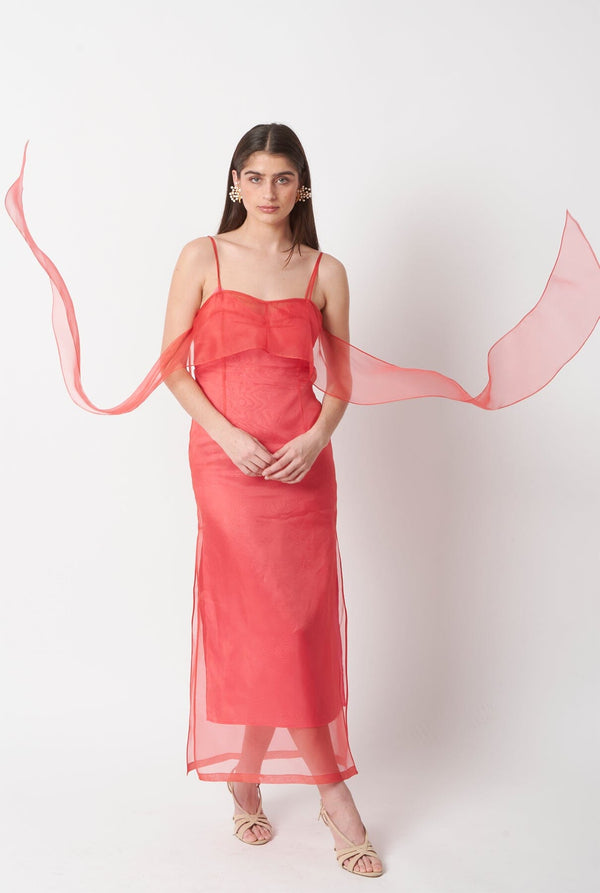 VESTIDO LENCERO ORGANZA DE SEDA