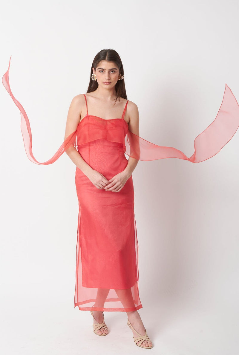VESTIDO LENCERO ORGANZA DE SEDA
