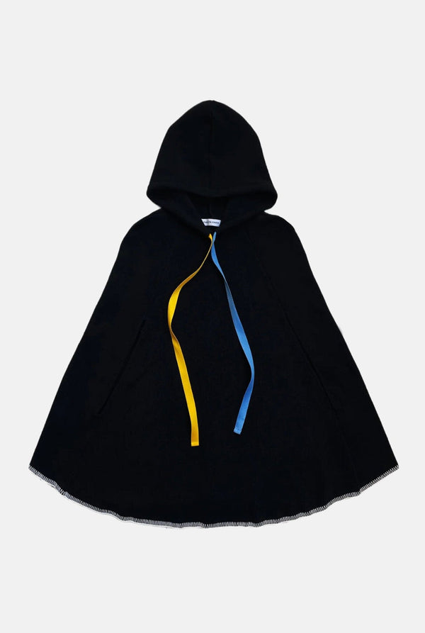 Wolf ate Cape in Black