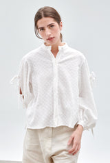 Yaiza Shirt for Es Fascinante - white texture